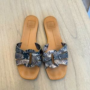 Dolce Vita snake skin sandals size 8